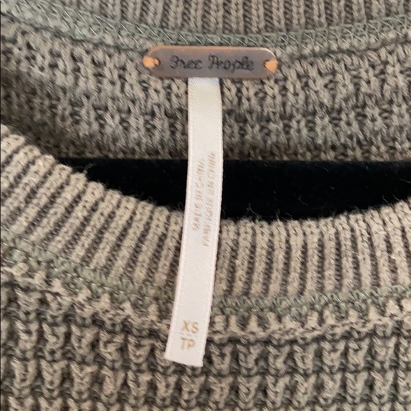 Free People Open Shoulder Long Sleeve Sweater - Picture 4 of 5